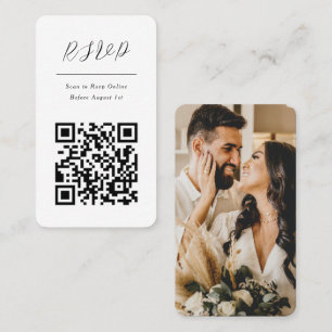 QR-Code Online-Foto-UAwg-Antwortkarte Visitenkarte