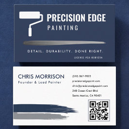 QR Code Painting Company Professional  Visitenkarte