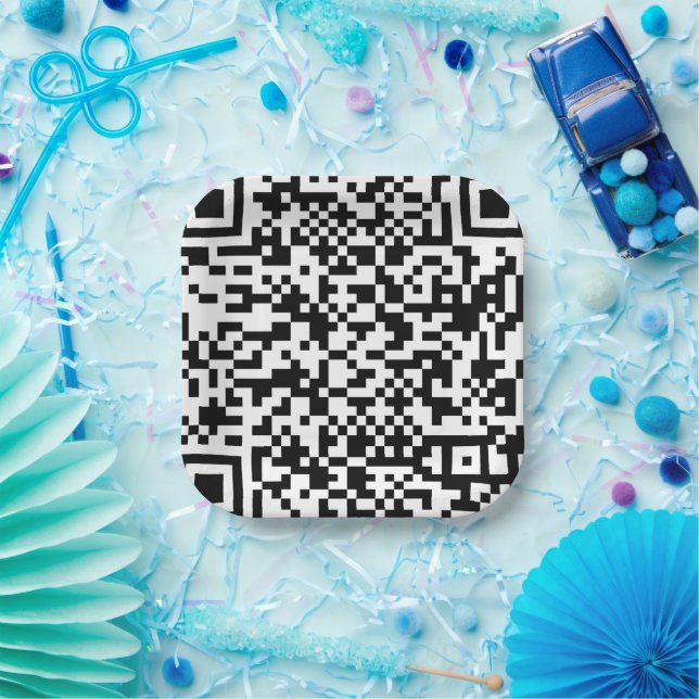 Qr-Code Pappteller (Party)