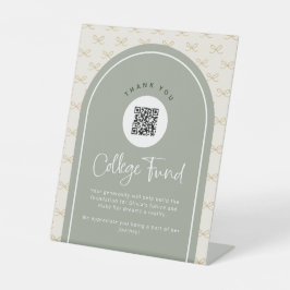 QR Code Pedesteszeichen für die Uni benutzerdefini Sockelschild