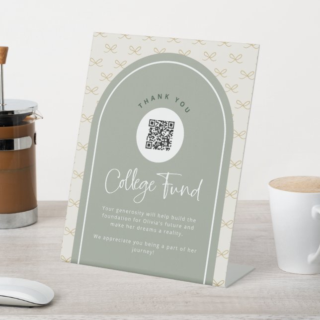 QR Code Pedesteszeichen für die Uni benutzerdefini Sockelschild (In SItu)