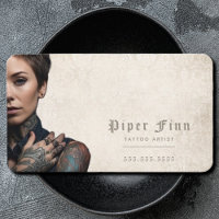 QR Code Personalisiert Demask Vintag Tattoo Artist