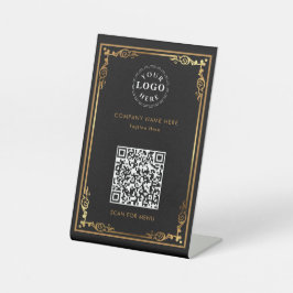 QR-Code, Personalisiertes Schild für das Pedestal
