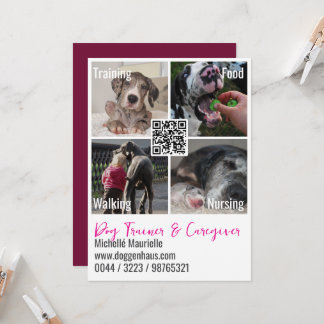 QR-Code Photo Great Dane   Einladung