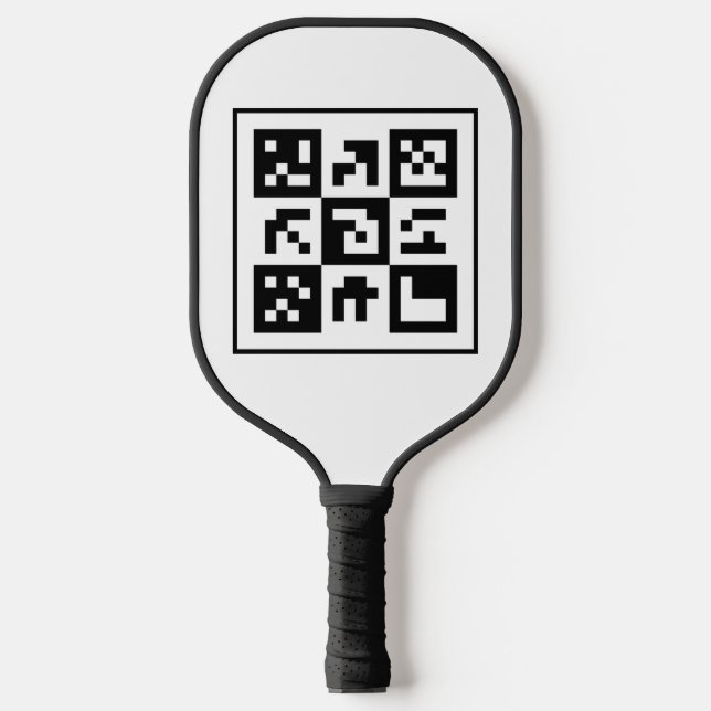 qr Code Pickleball Schläger (Vorderseite)