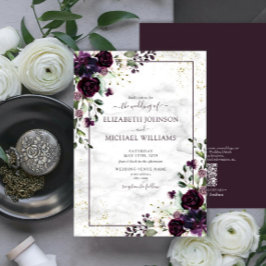 QR-Code Plum Lila Goldmedaille Einladung