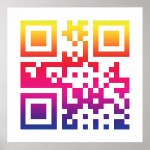 ☮ — QR-Code Poster