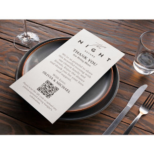QR-Code Probeessen-Dankeskarten Dankeskarte