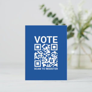 QR-Code prüfen lassen, um benutzerdefinierten Text Postkarte