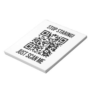 QR-Code prüfen: Wählen Sie jeden Tag Kindheit aus Notizblock