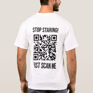 QR-Code prüfen: Wählen Sie jeden Tag Kindheit aus T-Shirt