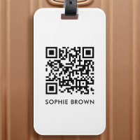 QR-Code-Prüfung bei minimalem Kontakt-Minimal, ein