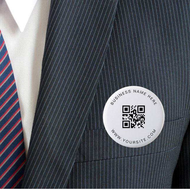 QR-Code-Prüfung für ein Unternehmen mit benutzerde Button (Von Creator hochgeladen)