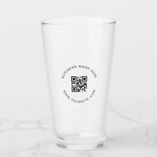 QR-Code-Prüfung für ein Unternehmen mit benutzerde Glas