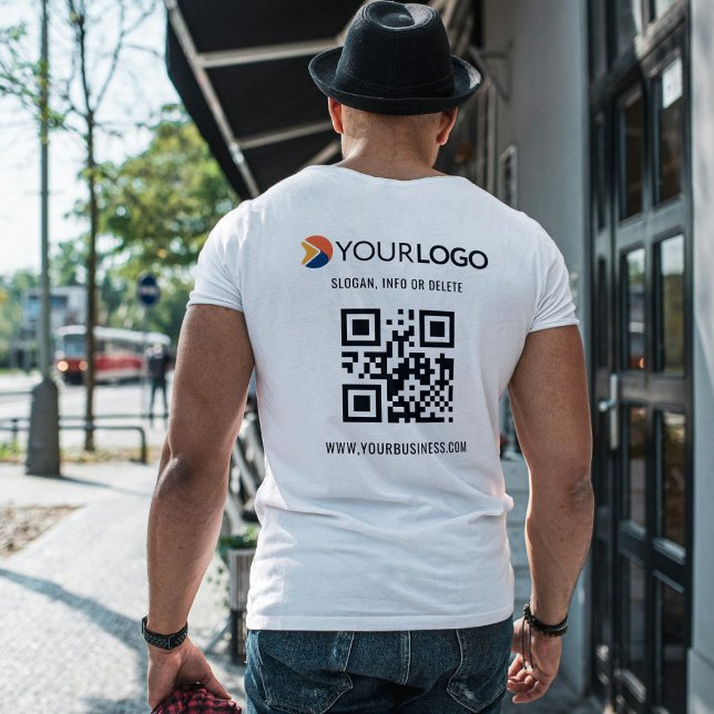 QR-Code-Prüfung für kundenspezifische und Werbefir T-Shirt (Von Creator hochgeladen)