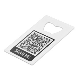 QR-Code-Prüfung Ich Personalisiert Ihre Moderne Geldbeutel Flaschenöffner