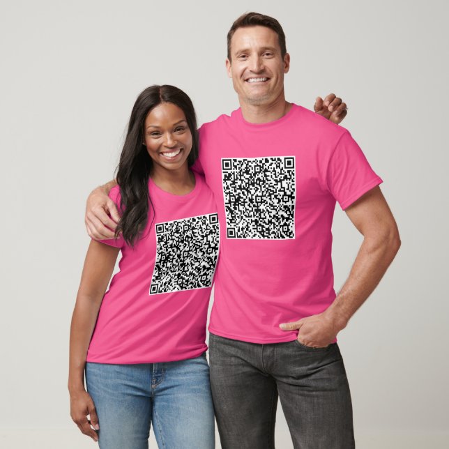 QR-Code-Prüfung Info zu Ihrem besonderen Message-T T-Shirt (Unisex)