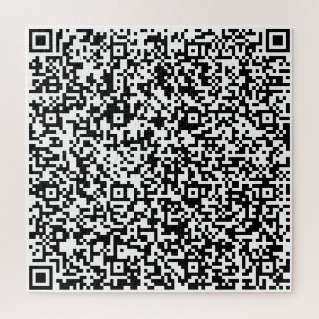 QR-Code-Puzzle - Modernes Personalisiertes Puzzle (Vertikal)