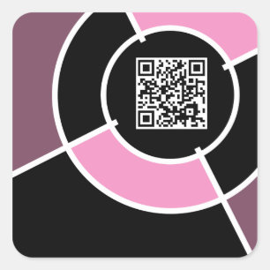 QR-Code Quadratischer Aufkleber