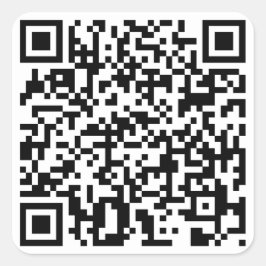 QR-Code Quadratischer Aufkleber