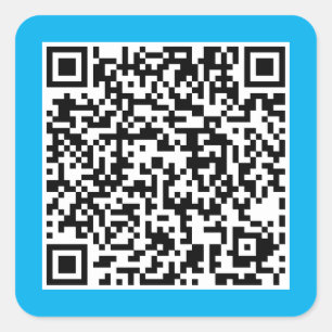 QR-Code Quadratischer Aufkleber