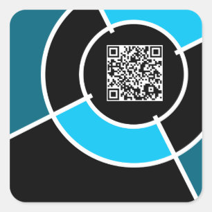 QR-Code Quadratischer Aufkleber