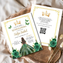 QR-Code Quinceanera Emerald Green