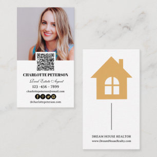 QR-Code Real Anwesen Agent Visitenkarte