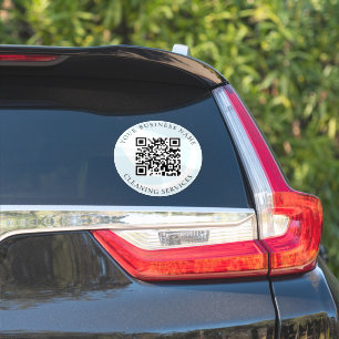 QR-Code-Reinigungsdienst-Geschäftsauto-Vinyl-Aufkl Aufkleber