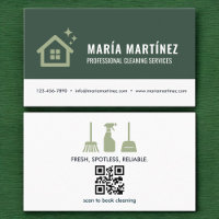 QR-Code Reinigungsdienste für grüne Öko