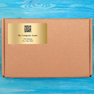 QR-Code-Rücksendeadresse für Goldgeschäft