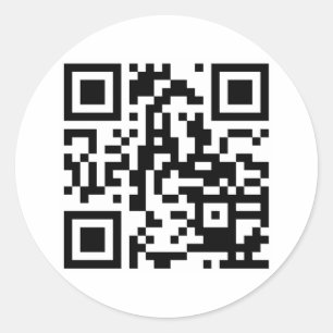 QR CODE® RUNDER AUFKLEBER