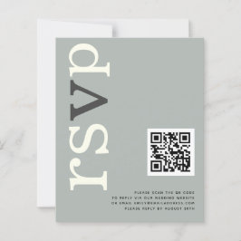 QR-Code-Sage Elfenbein Hochzeit Online-UAWG
