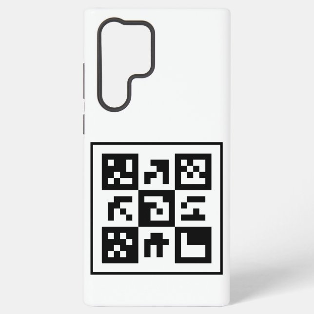 qr Code Samsung Galaxy Hülle (Rückseite)