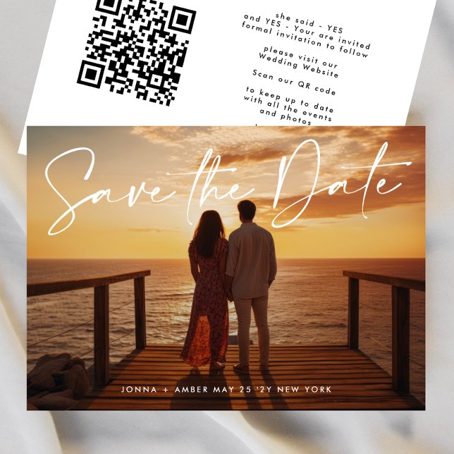 QR-Code Save the Date - Seitenwege | ist eine mode Einladung (Von Creator hochgeladen)