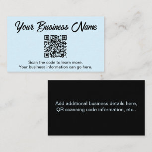 QR Code Scan Business Card Visitenkarte
