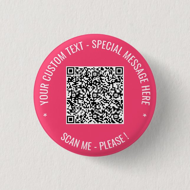 QR Code Scan Custom Text Button Ihre Farben (Vorderseite)