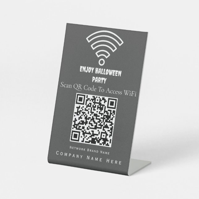 QR-Code-Scan für Wifi, um die LichtASH anzuschließ Sockelschild (Vorderseite)