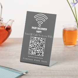 QR-Code-Scan für Wifi, um tiefe ASH zu verbinden Sockelschild
