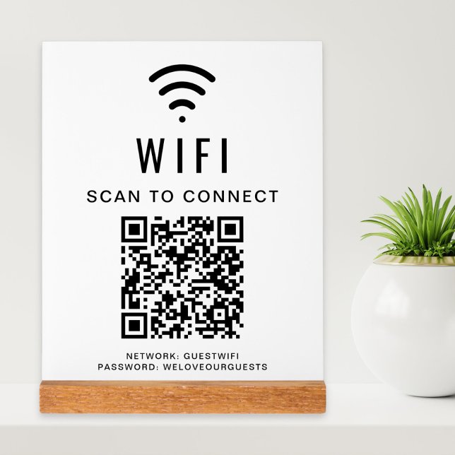 QR-Code-Scan für WiFi-Verbindungen Acrylschild (Von Creator hochgeladen)