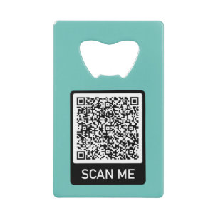 QR Code Scan Me Moderne Flasche öffnen Ihre Farben Geldbeutel Flaschenöffner