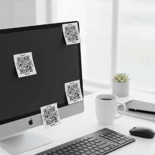 QR Code SCAN ME Postit Notes Post-it Klebezettel