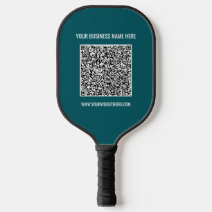QR Code Scan Name Info Farben Pickleball Paddel Schläger