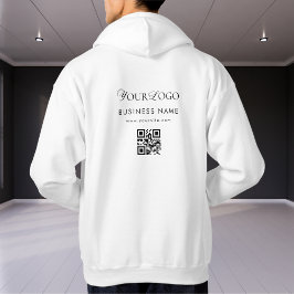 QR-Code-Scan-Text des benutzerdefinierten horizont Hoodie