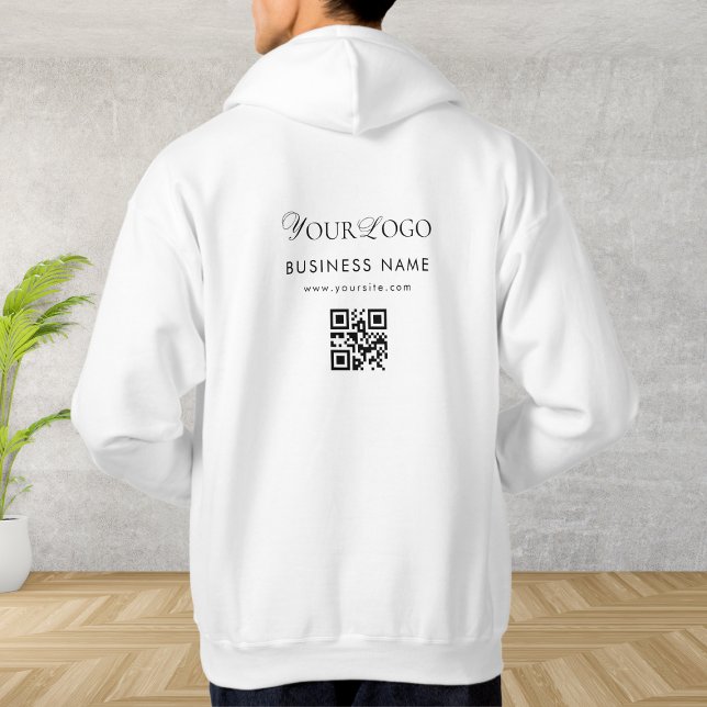QR-Code-Scan-Text des benutzerdefinierten horizont Hoodie (Von Creator hochgeladen)