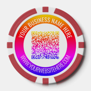 QR-Code-Scan und Poker-Chips für benutzerdefiniert Pokerchips