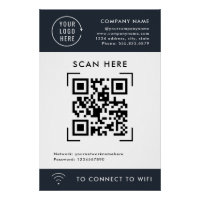 QR Code Scan Wifi | Kontaktlose Firmenlogos