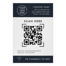QR Code Scan Wifi | Kontaktlose Firmenlogos