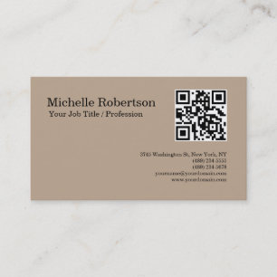 QR-Code scannbar Minimalistisch anpassbar Visitenkarte