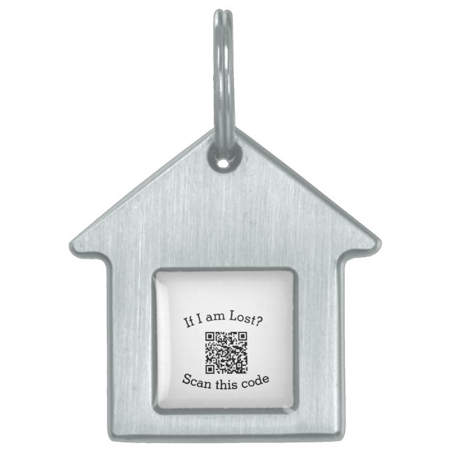 QR-Code scannen verloren gefunden mein Code Hausti Tiermarke (Vorderseite)